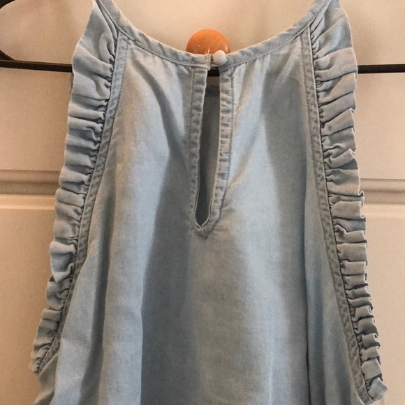 Denim Ruffle Tank Rue 21 - Picture 2 of 3